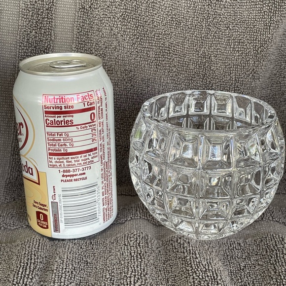 Glass block style vase candy dish bowl paper weight? - Picture 2 of 6